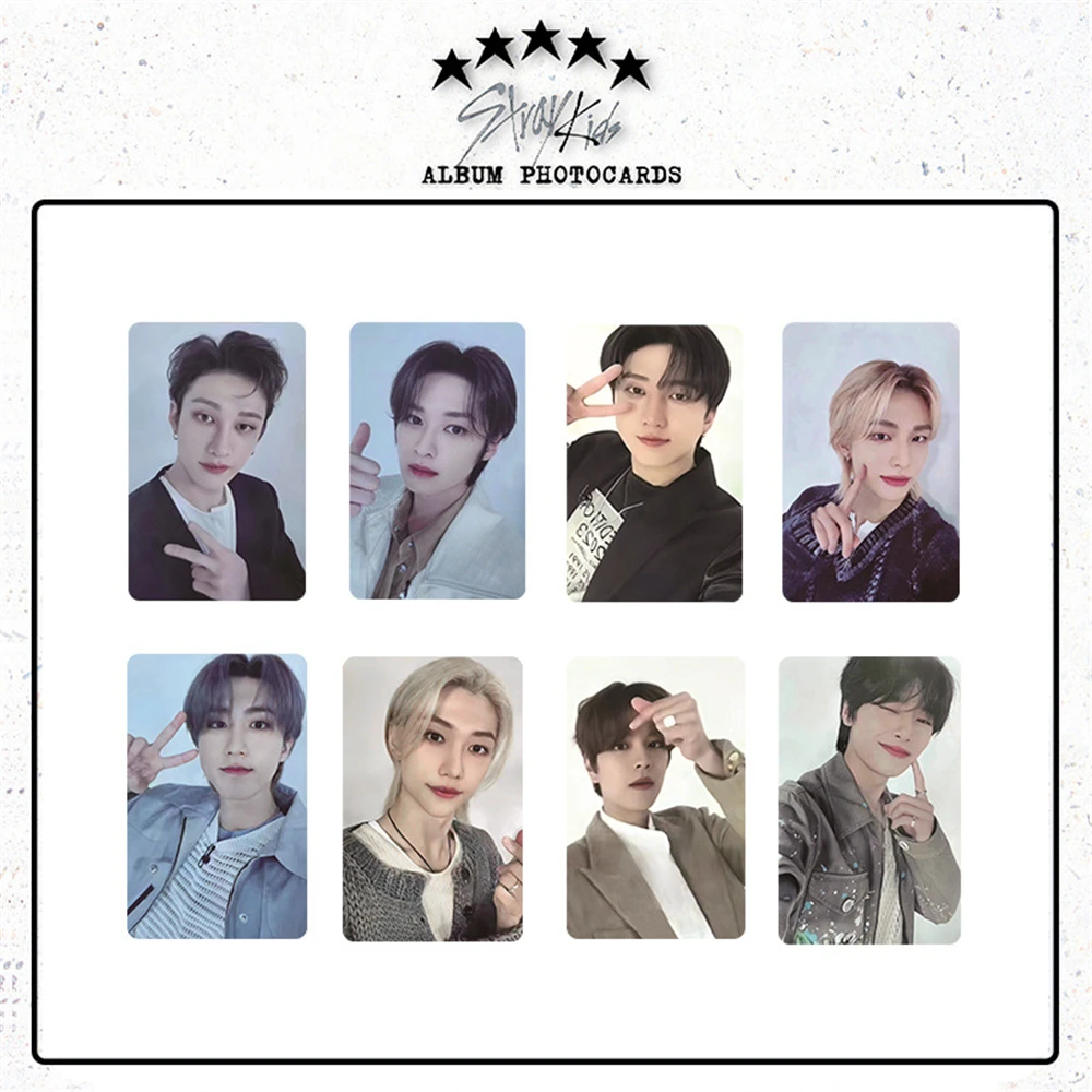 KPOP Stray Kids 5-STAR Photocards 8Pcs Set - HyunJin, Felix