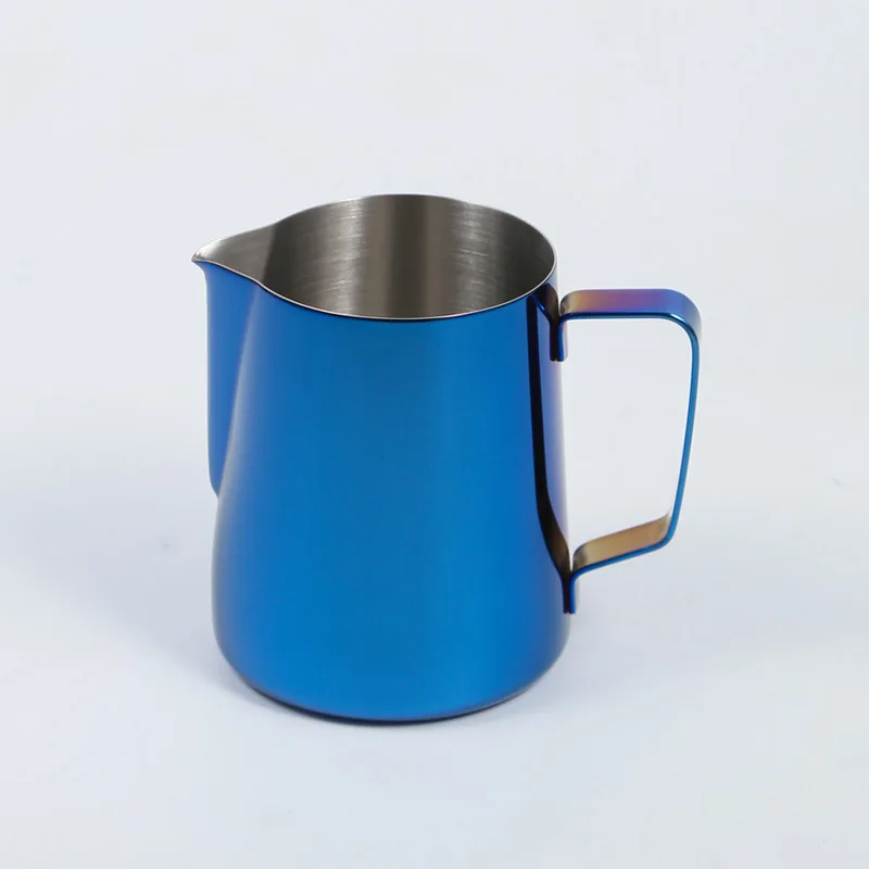 2024  Custom 350ml 600ml Milk Fronter Picther Milk Cup Espresso Latte Garland Bubbler Barista Stainless Steel 600ML Coffee Mug