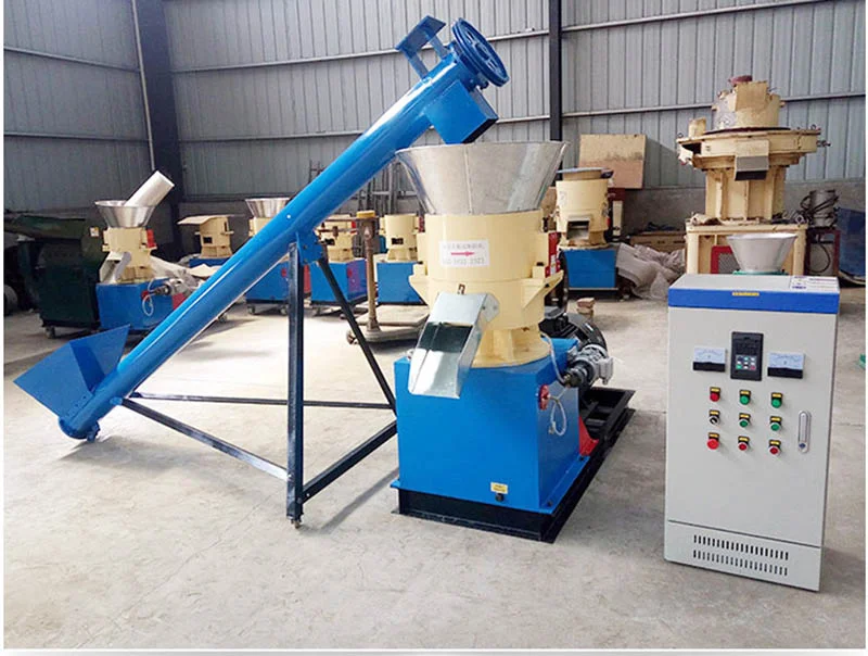 Flat Die Pelet Machine Wood Pellet Line Pelletizer Biomass Hardwood 