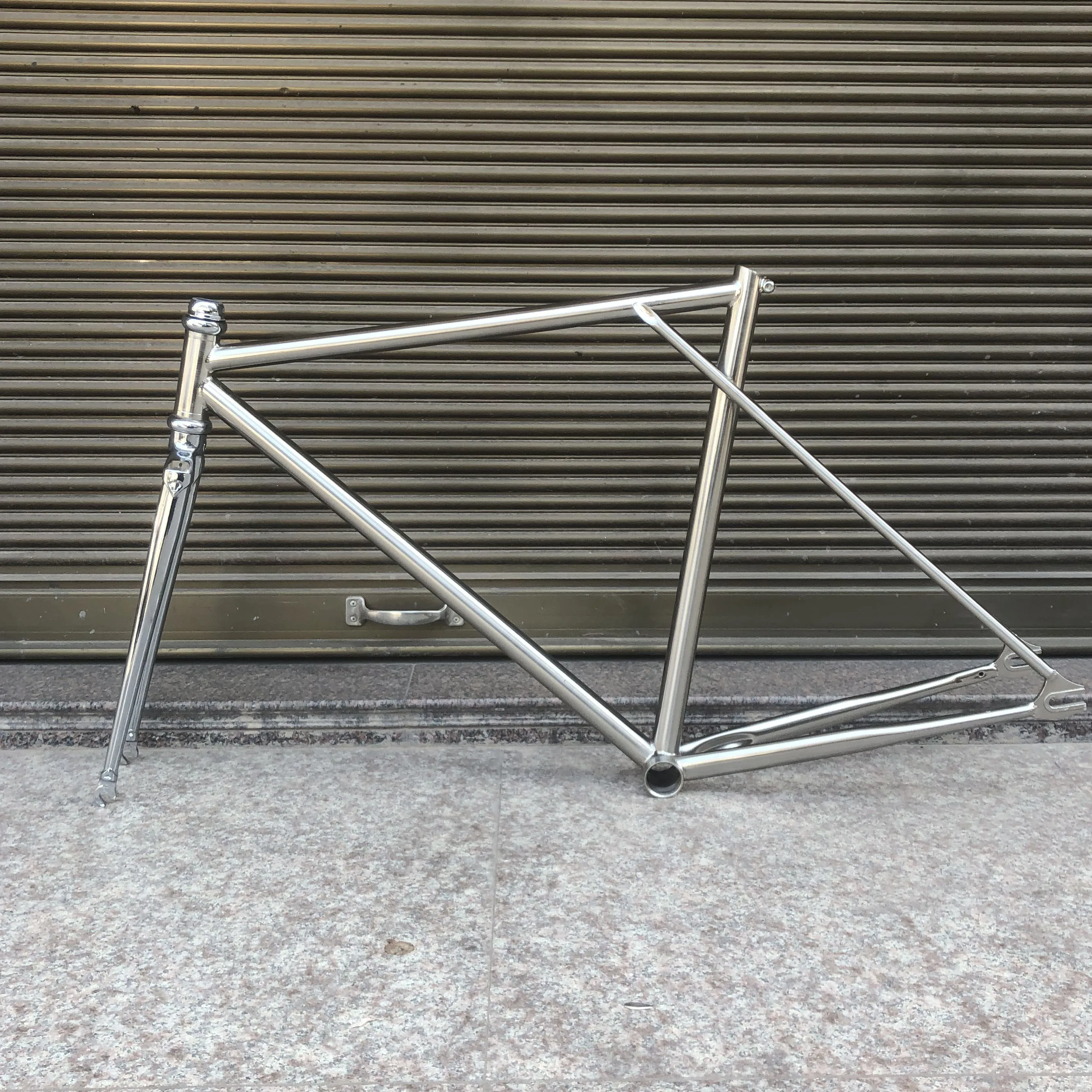 chromium bike frame