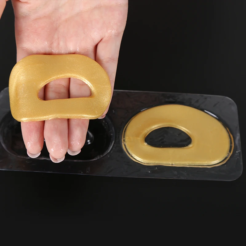 New Type Circle 24 K Gold Collagen Crystal Nourishing Moisturizer Eye Mask Patch for SPA