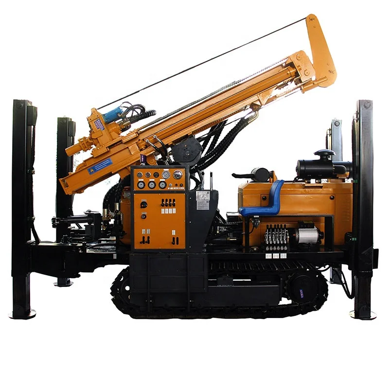 
 200 m Depth for water well drilling machine / Portable crawler water well drilling rig