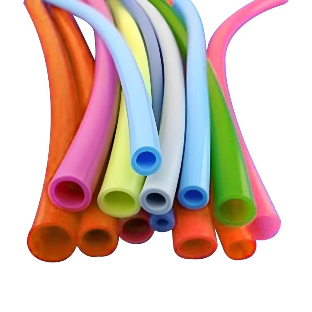 Sirol Tŵb Lliw Multicolor Saethog Fflecsigol Duwll Ruber Meddygol Bwyd Gradd Trabswlus Peristaltic Pump