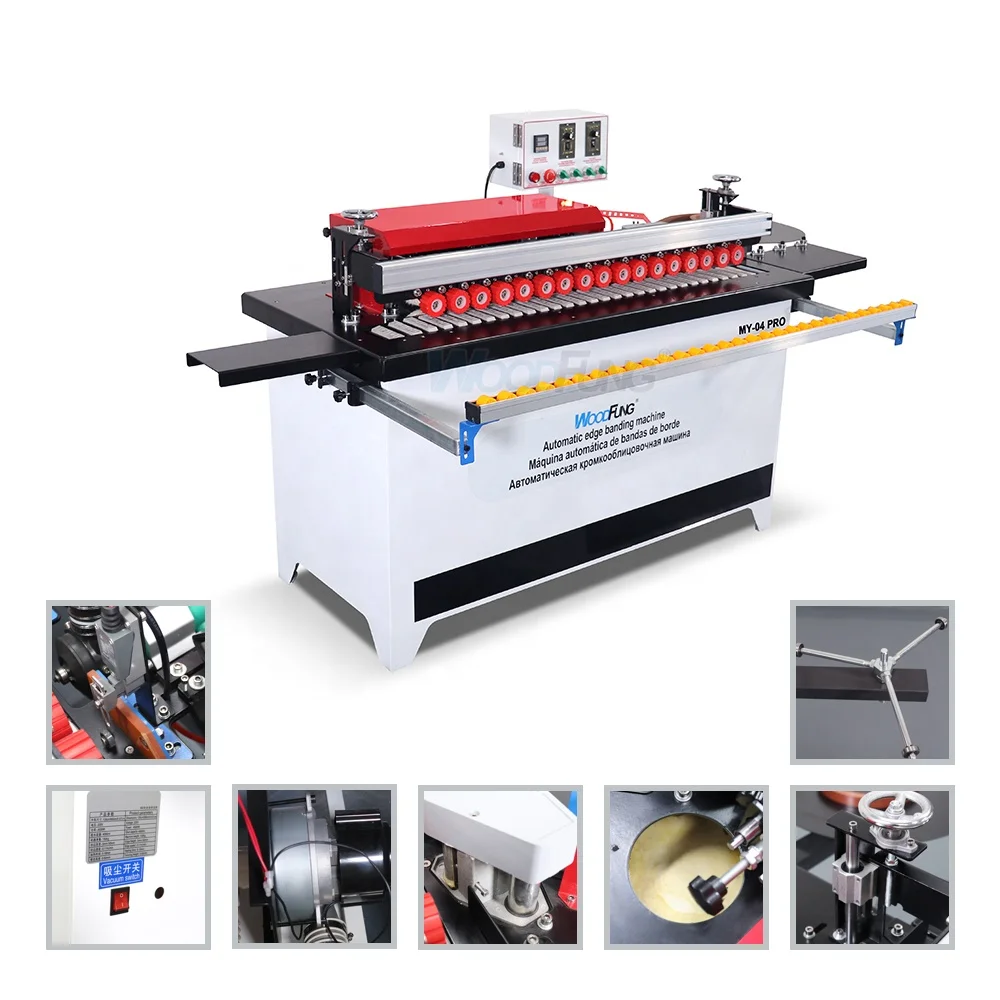 Edge Banding Machine My04 Pro Edgebander Automatic for Furniture PVC and ABS