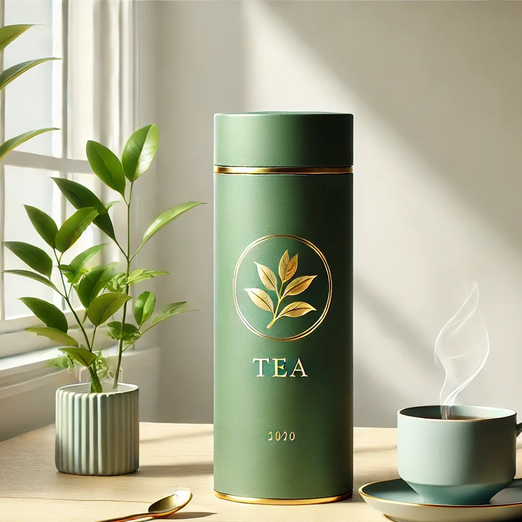 Customised Boite Carton Recyclable Luxury Ecofriendly Craft Packaging Round Cardboard Packaging Cylinder Coffee Tea Paper Tube