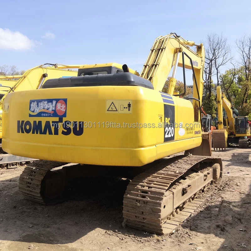 Japan Heavy Equipment Used Komatsu Pc220-7 Excavator For Sale Used ...