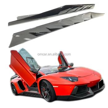 Car Exterior Accessories N Style Real Carbon Fiber Side Skirts Body Kit For Lamborghini Aventador Lp700