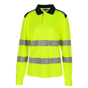 Wholesale Hi Vis Frc Shirts Fire Resistant Safety Fr Shirts Reflective High Vis Flame Retardant Workwear Shirt