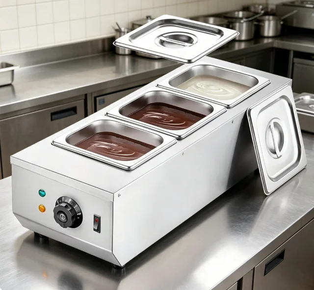 TEBAK Premium Constant Temperature Chocolate Melting Furnace | Reliable Commercial-Grade Liquid Chocolate Maker