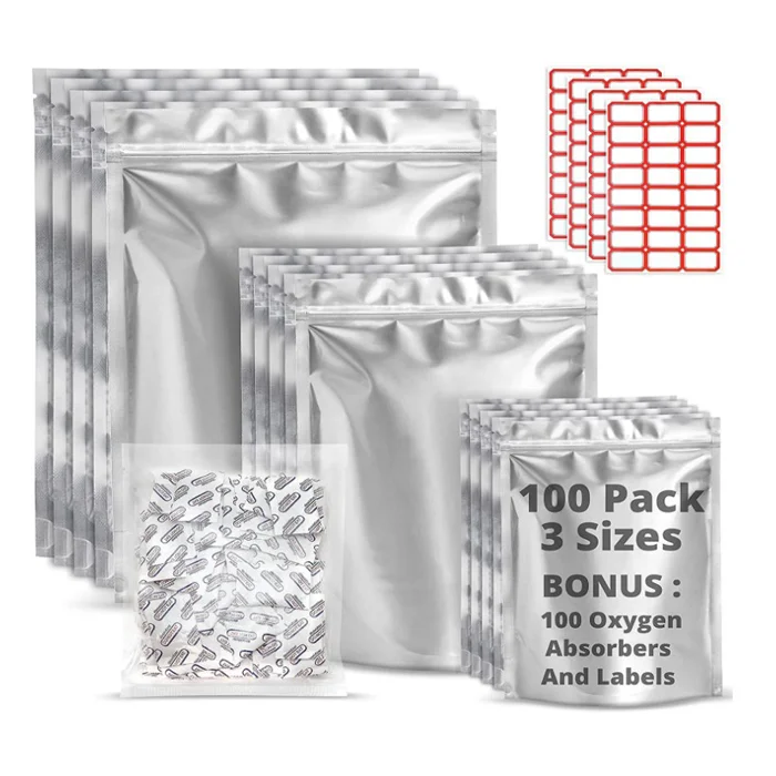 heat seal large aluminum foil bags