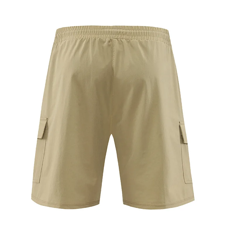 Pantaloncini con coulisse da uomo estivi in tinta unita personalizzati con pantaloncini da palestra con tasche653_voghion.com