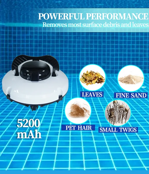Hot Sale Swimming Pool Cleaning Robot Rechargeable Cordless Cleaner Wireless Vacuum