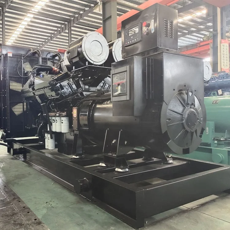 Open Diesel Power Generator Price 1200 kW All Copper Self-Protected Generator 1500 KVA Diesel Generator Set