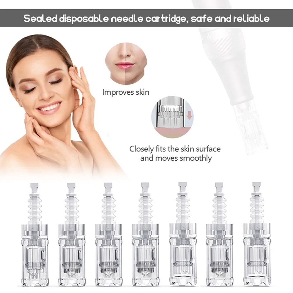 <h3 class="isSelectedEnd"><strong>Replacement needle cartridges designed for the Dr. Pen Ultima A10 microneedling device, available in 12-pin, 24-pin, 36-pin, 42-pin, and Nano-R configurations.</strong></h3> <p class="isSelectedEnd">Choose the cartridge configuration that best matches your treatment technique and coverage requirements. Each cartridge is designed as a replaceable treatment head for the <strong>Dr. Pen Ultima A10</strong>, allowing operators to keep the device ready for different microneedling applications without replacing the complete pen.</p> <p class="isSelectedEnd"><strong>Available Configurations:</strong> 12-Pin · 24-Pin · 36-Pin · 42-Pin · Nano-R</p> <blockquote><strong>Compatibility:</strong> Designed specifically for the Dr. Pen Ultima A10. Always verify the device model and cartridge connection before ordering.</blockquote> Dr. Pen Ultima A10 Replacement Cartridges – 12/24/36/42 Pin & Nano-R