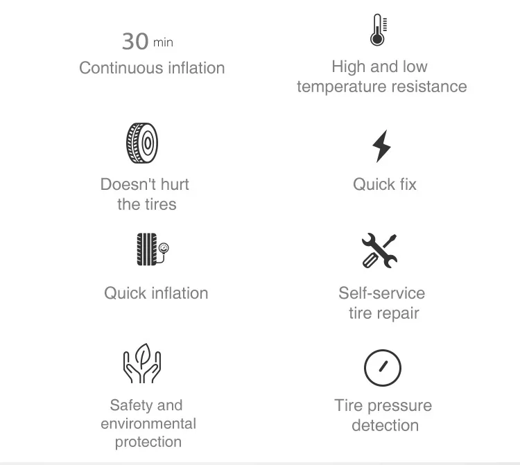 Car Accessories Tire Repair Kit Puncture Tools Tyre Puncture Emergency