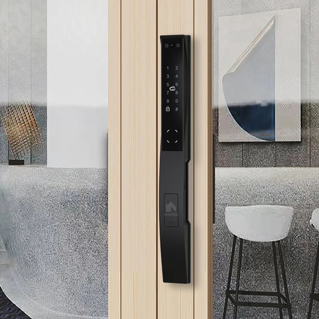 Waterproof Entrance Door Fingerprint Password Lock Digital Electronic Lock Wifi 3D Face Recognition Tuya Smart Lock