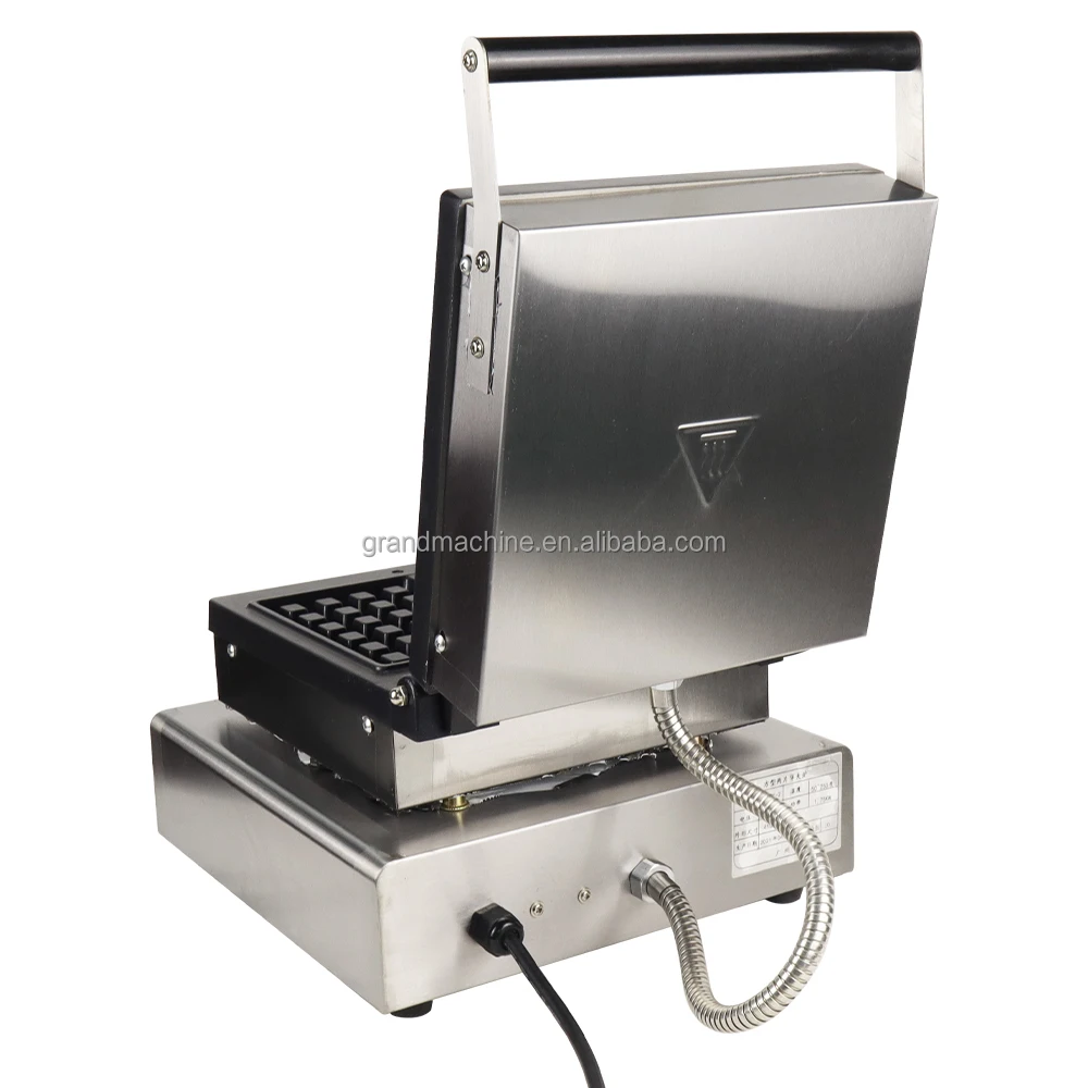 Commercial Professional waffle maker machine with iron cast cover for sale manufacture