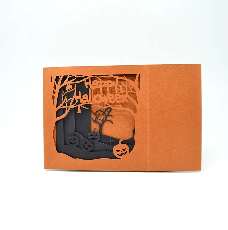 Halloween Pop-Up-Karte Mit Gruseligem Baum – 3D Karte 15,2 X 20,3 Cm Für Grusel-Fans