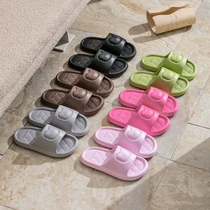 Comfortable Couple's Lightweight EVA Rubber Open-Toe for Slippers  Summer Design with Soft Cushioned Waterproof Anti-Slip