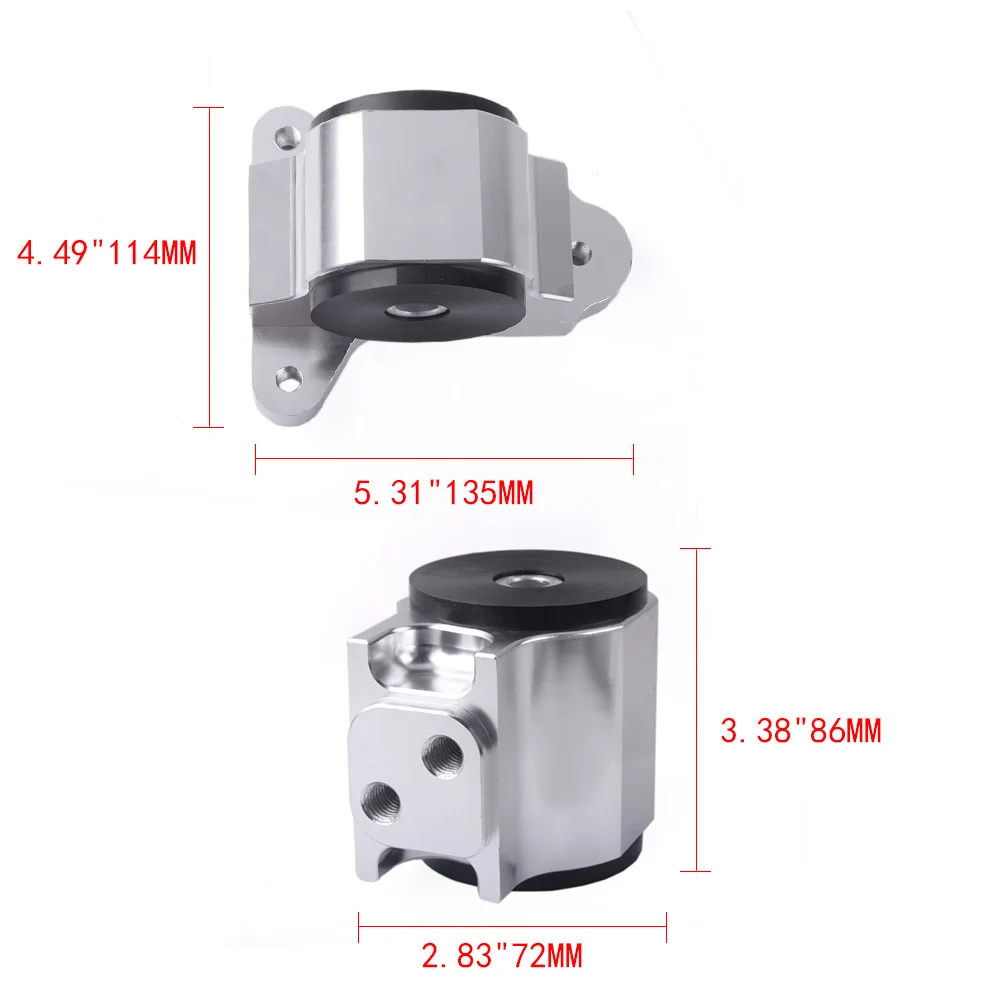 Aluminum Engine Mounts Bracket Engine Motor Mount Kit For Honda K