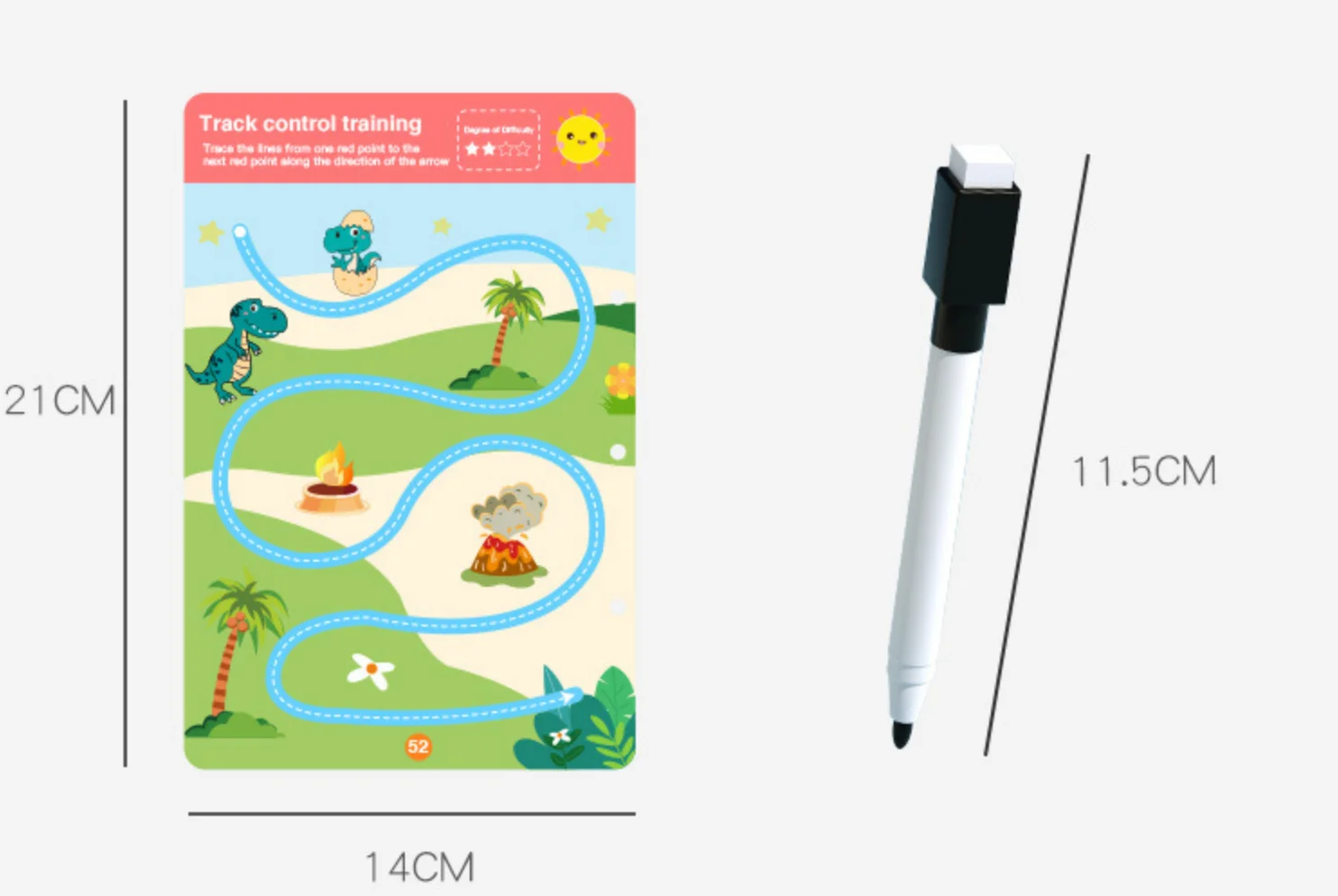 Custom Practice Writing Erasable Paper Training Learning Wipe And Clean