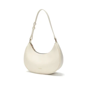 Factory wholesale FOXER Ladies Fashion Half Moon Bag sling Hand Bags Pu Leather Women's Shoulder Bag for Girls New Design 2026