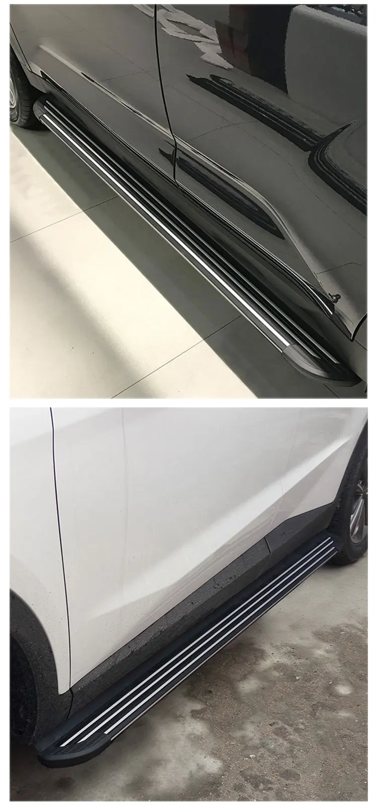 High Quality Hot Sales Aluminum Alloy Fixed Steps Running Board for DFSK DONGFENG GLORY 580 AX7 Mx6 Side Step Board details