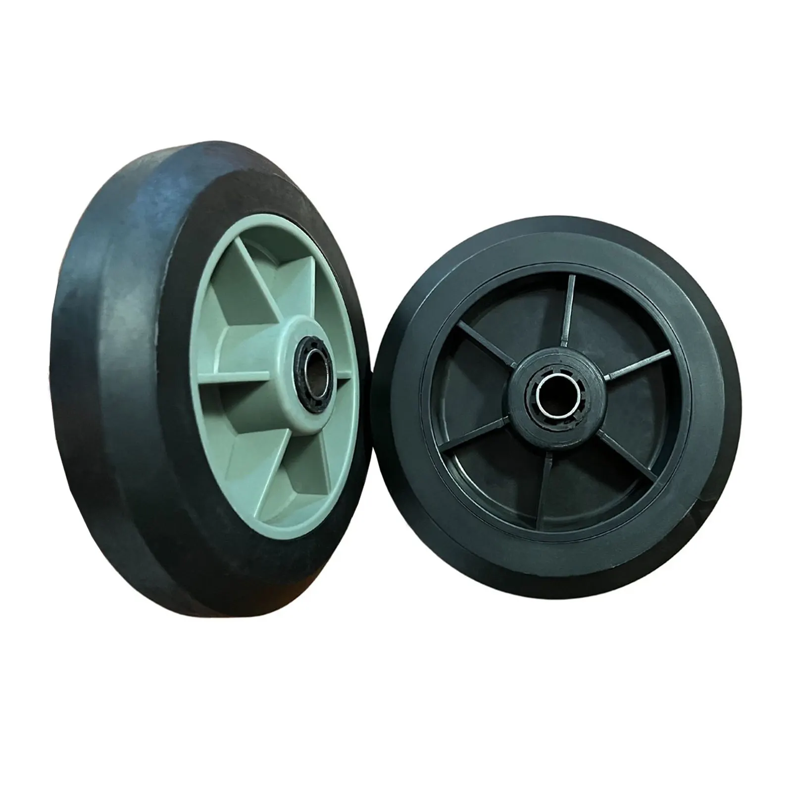 PVC0502 5 X 1.5 Inch Solid Plastic PVC Wheel, 5