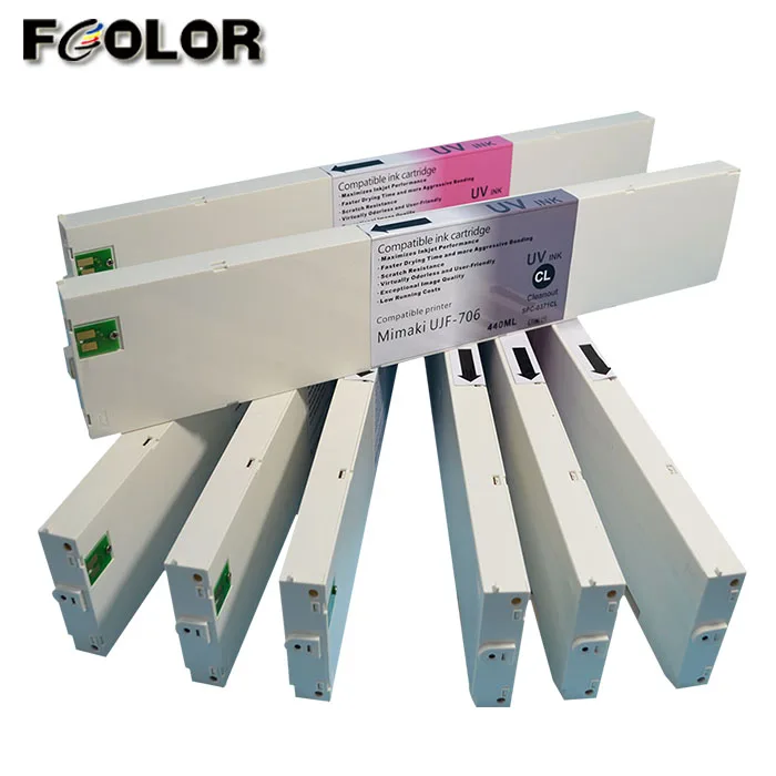 Set 5 Cartucce Inchiostro UV Originali MIMAKI Per UJF-3042FX, UJF-6042/LH-100 - SPC-0659