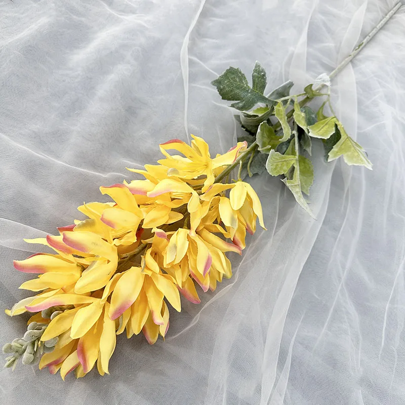 With Popular Discount Meichang Qiansi Orchid Artificial Silk Flower For