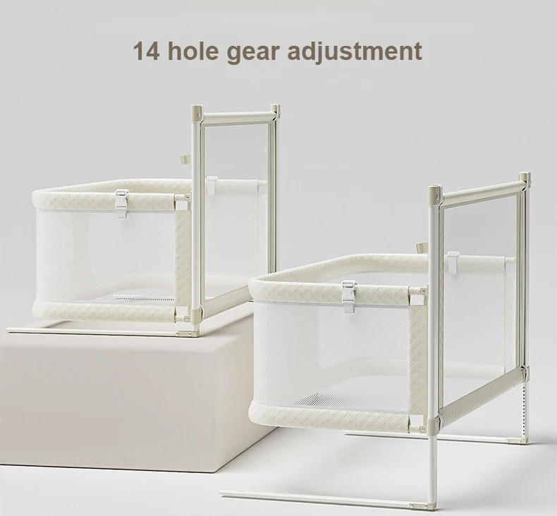 New Design 3 in 1 Sleeping Beds Crib Cot Safety Guardrail Fence for New Born Baby