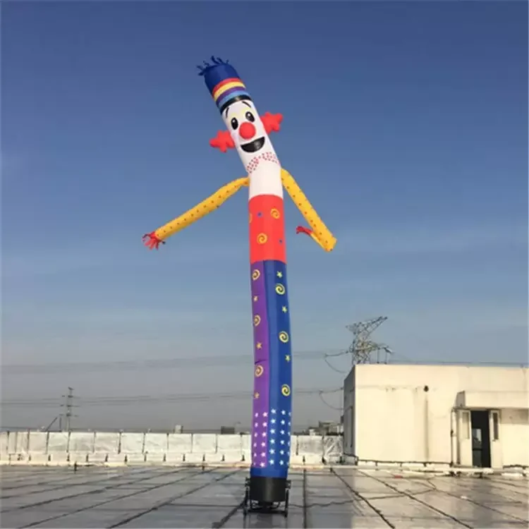 Promotion Customized Inflatable Advertising Tube Guy Wave Men Inflatable Sky Air Dancer with Logo Printed
