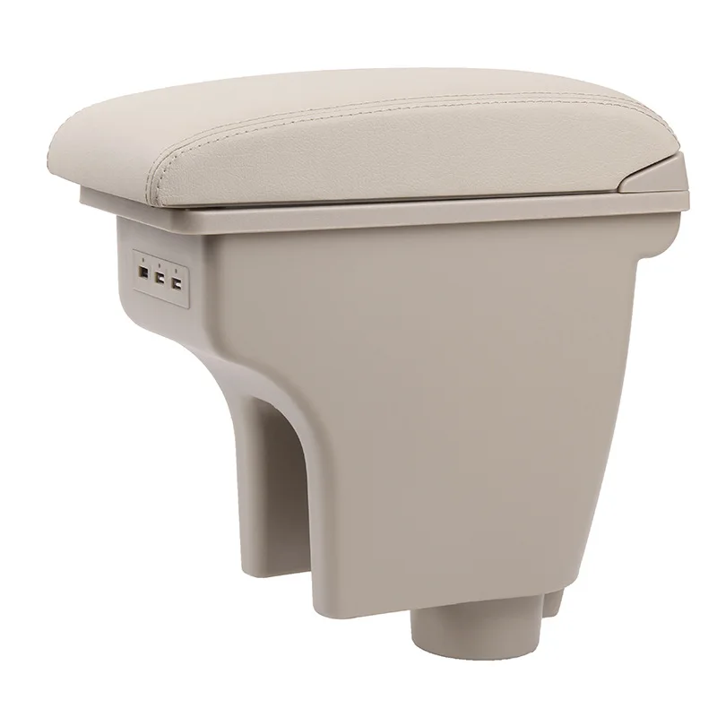 tiypeor adjustable car armrest storage organizer box with cup holder front central lift refit for arm rest-4