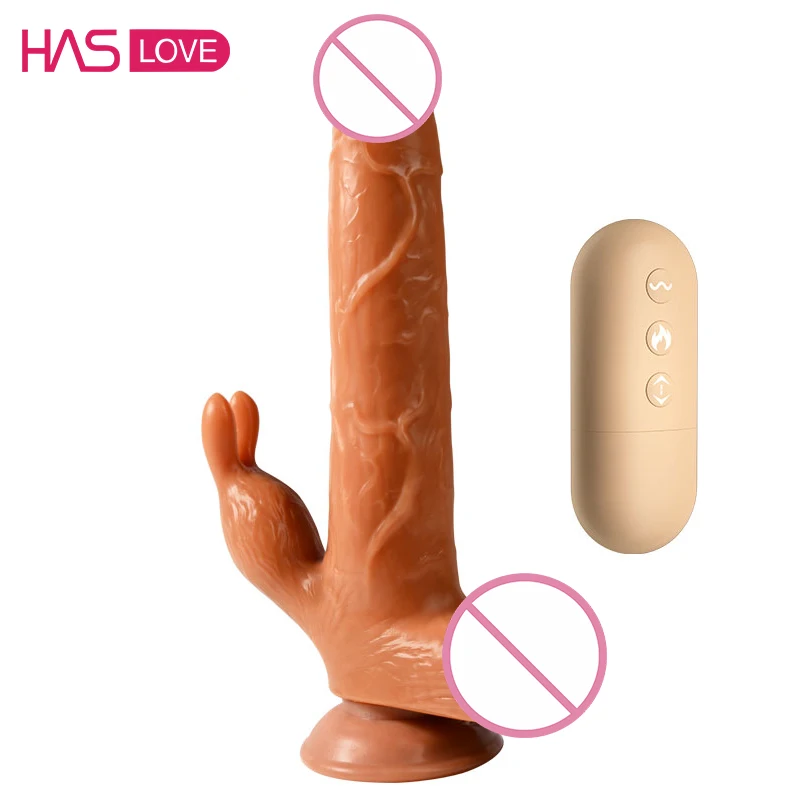 Amoura clitoral and vaginal rabbit vibrator with remote control
