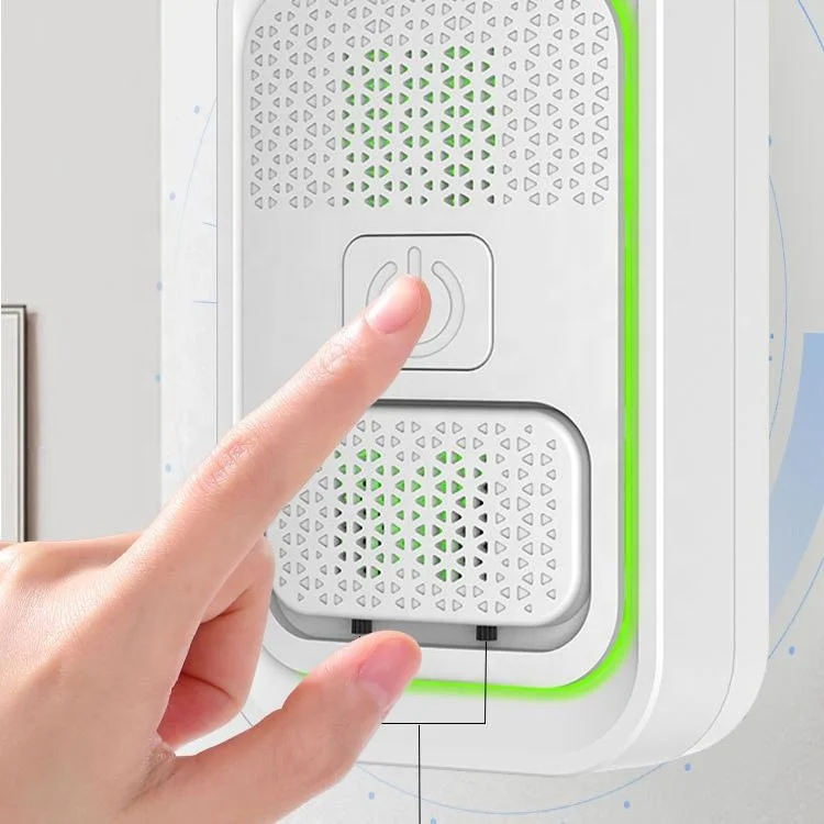 Plug-in Wall Mounted Negative Ion Air Purifier Mini Silent Ion Generator for Home Bathroom Toilet Kitchen Remove Odor Smoke 2