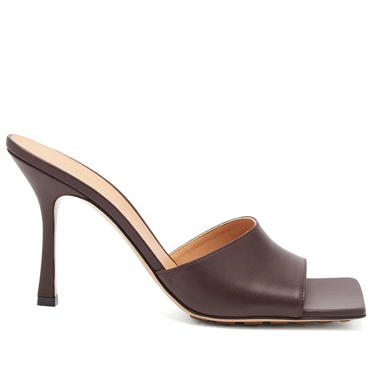 high heel mule shoes closed toe