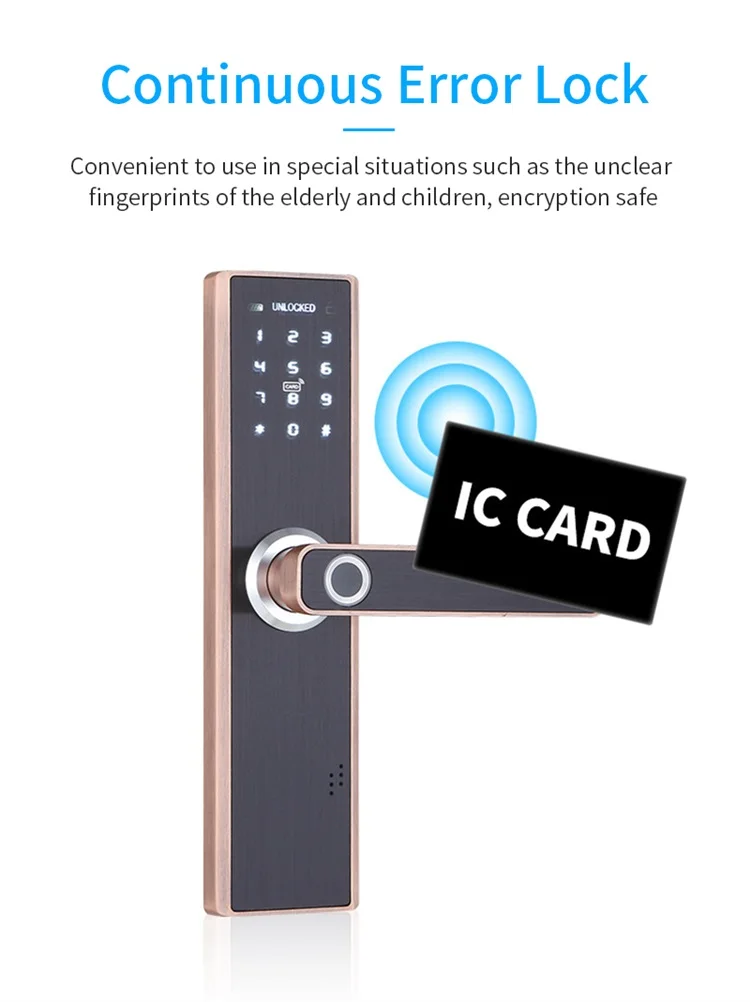 Lanbon WiFi Smart Door Lock with Remote Control Electronic Digital Fingerprint APP Password Automatic Security System