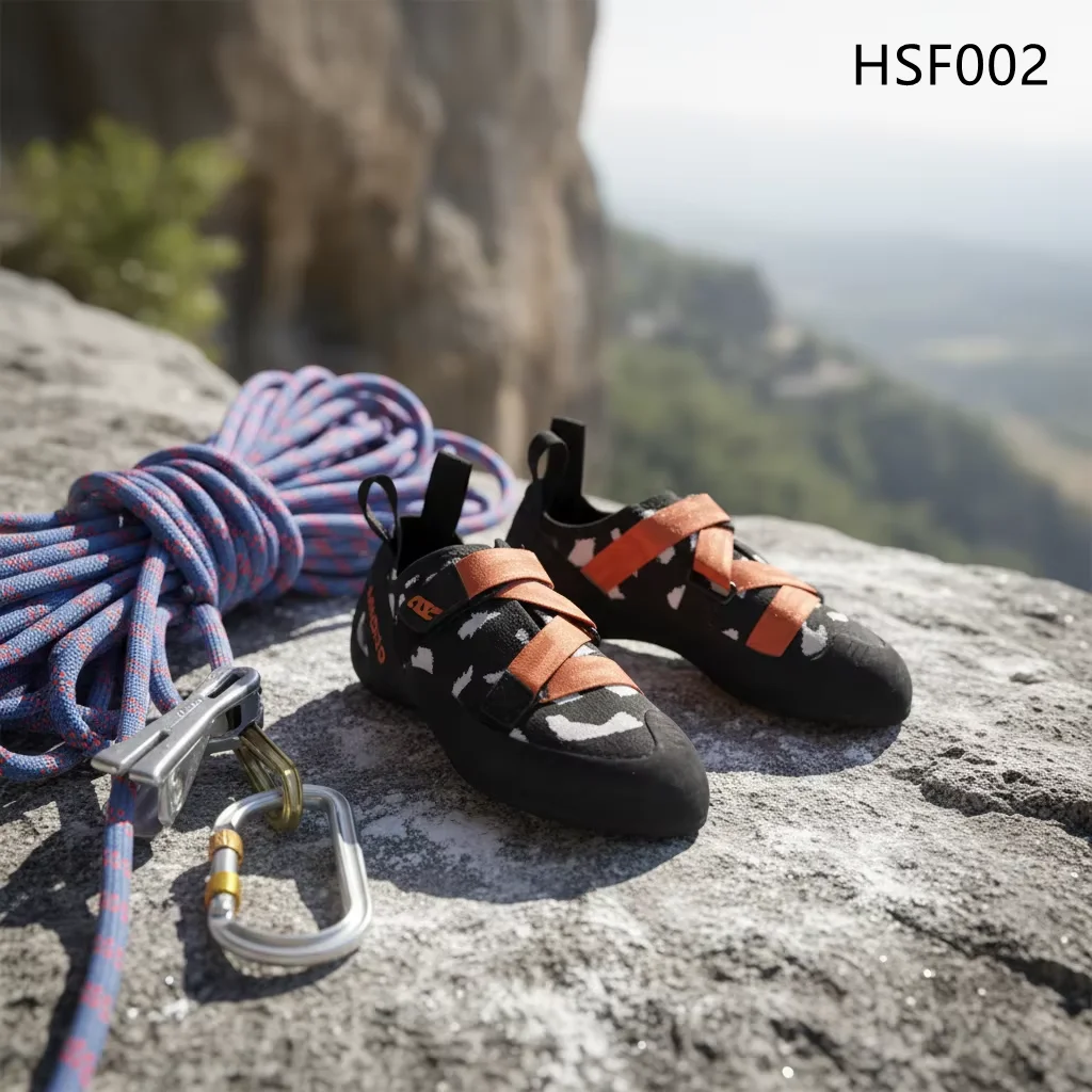 HY,US Market Super Anti-slip Rubber Outsole Indoor Climbing Boots Fashion Professional Wear-resistant Sports Hiking Shoes HSF002