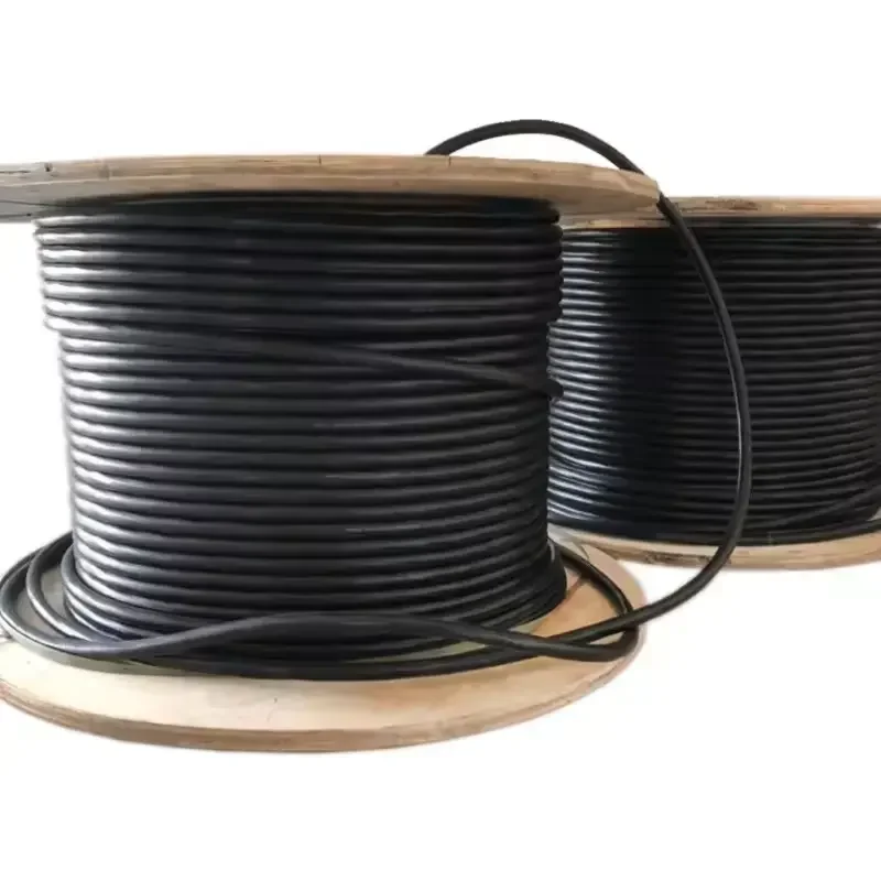 RG214 Coax Cable Dalawang Nakabaluti na may Black PVC Jacket Rf Coaxial Cable RG214 Coax RG Series Dalawang Silver Plated Copper Braid