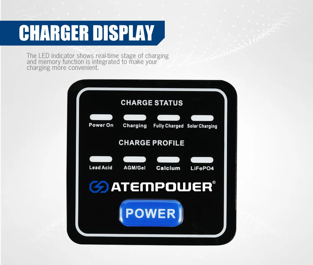 Atem Power 12v 25a Dc To Dc Onboard Battery Charger For Rvs Truck Boat