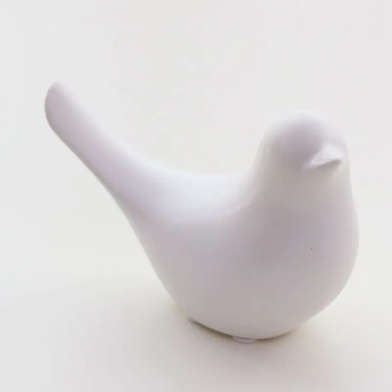 Скандинавские современные украшения для стола, домашний декор, статуэтка, фарфоровая Золотая скульптура, керамическая статуя птицы по оптовой цене