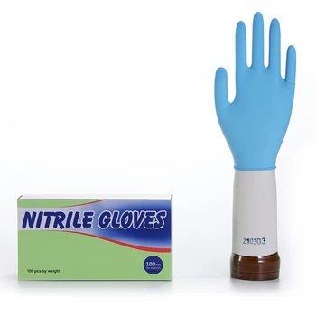 Chemotherapy Equipment Disposable Madical Sterile Surgical Hand Exam Blue Nitrile Chemotherapy Gloves