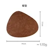 Sets de table triangulaires couleur caramel
