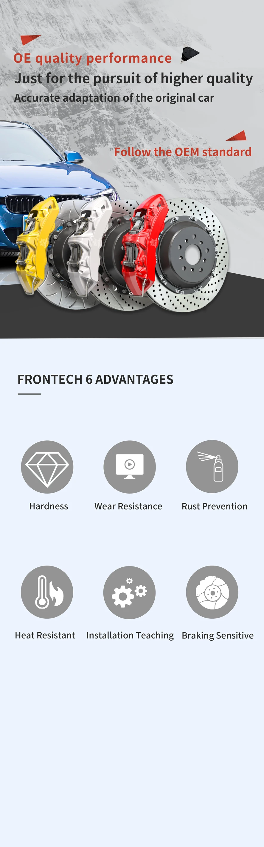 Universal Disc Brake Rotors And Pads Manufacture Brakes Discs For Kia