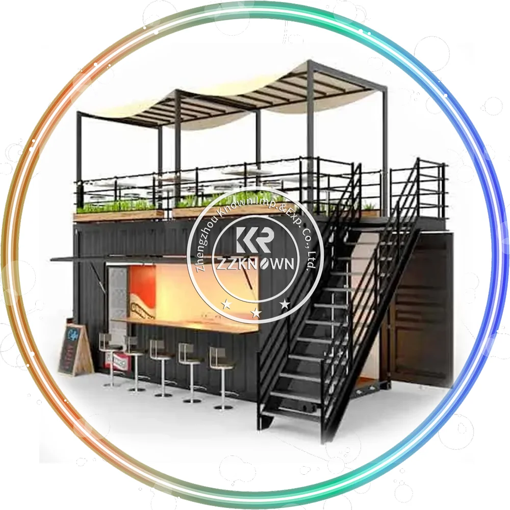 40ft Shipping Container Cafe Bar - Customizable & Durable