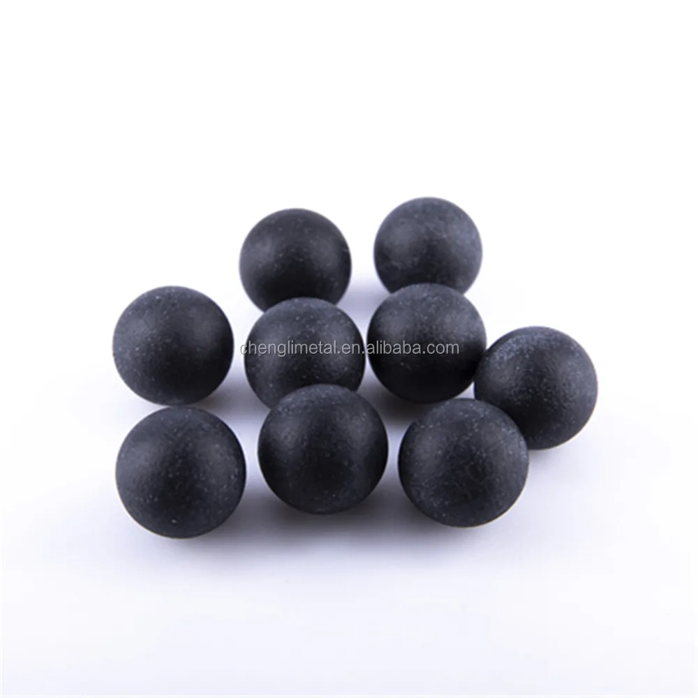 solid hard rubber ball
