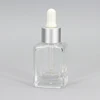 clear+Matte silver cap with black rubber bulb