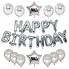 Set di palloncini compleanno argento
