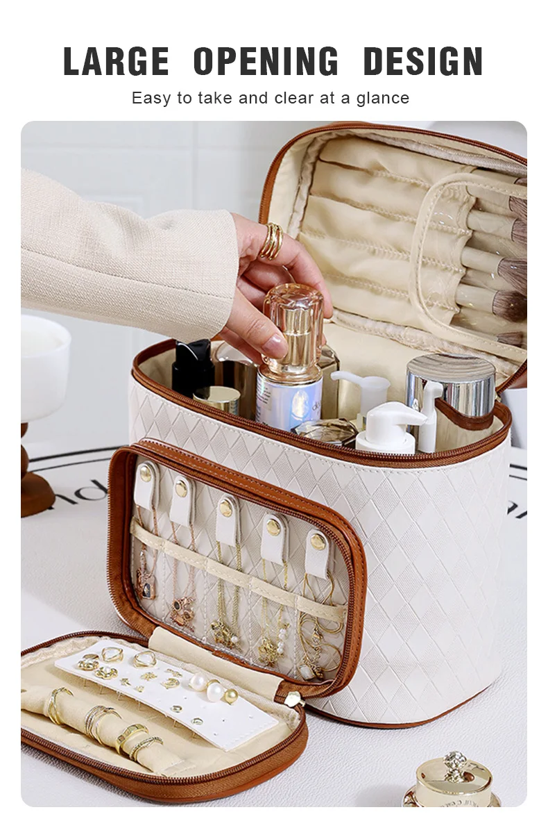 Wholesale Cosmetic Bag Bulk Women Travel Portable Makeup Organizer