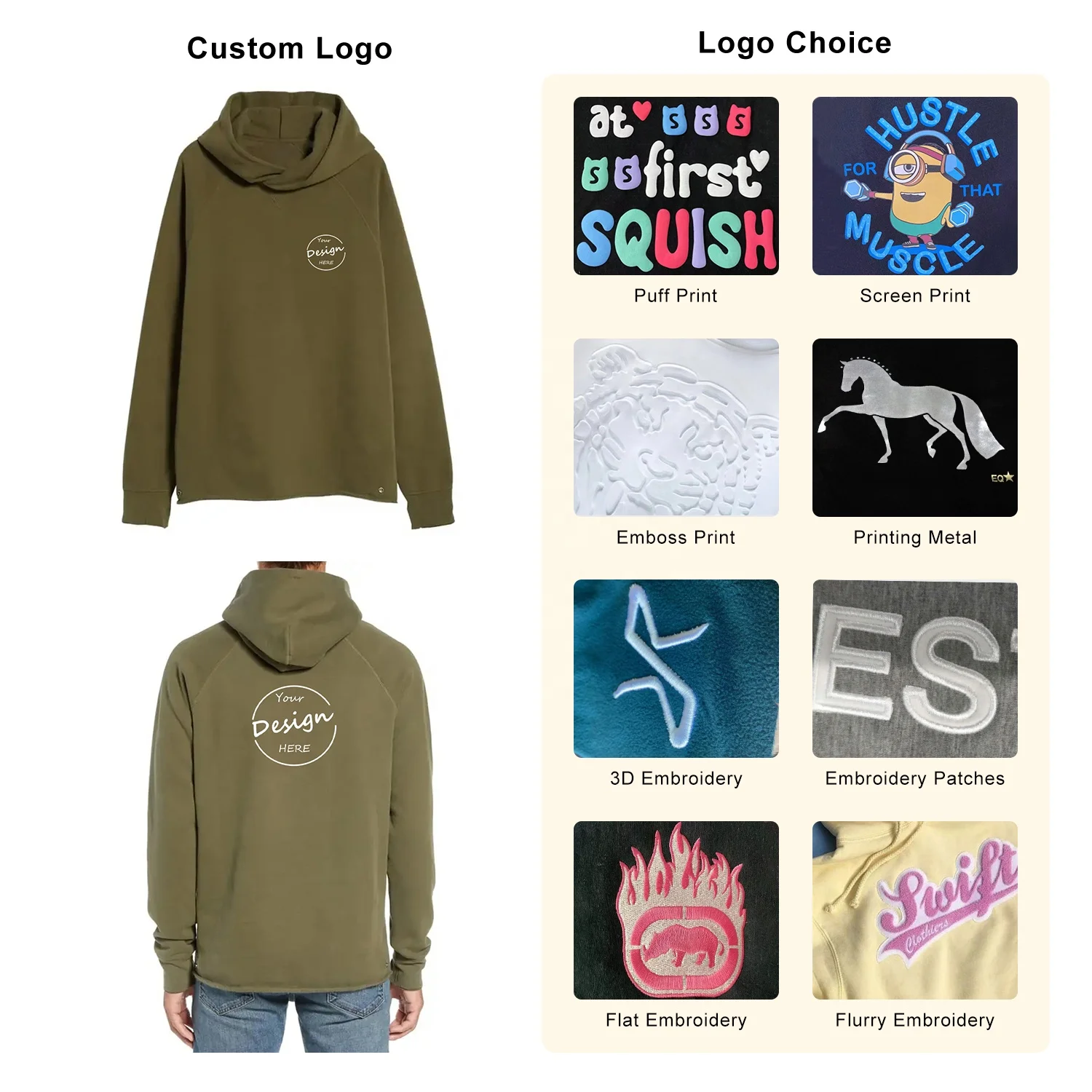 JL240314B Wholesale Hoodie Oversized Raglan Sleeves Drop Shoulder Cotton Cut Edge Raw Hem Hoodie for Men